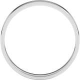 Platinum 3 mm Ultra-Lightweight Flat Band Size 6