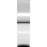 14K White 6 mm Flat Comfort Fit Band