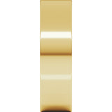 14K Yellow Gold 6 mm Comfort-Fit Flat Band Size 5