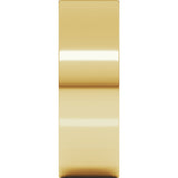 14K Yellow 7 mm Flat Comfort Fit Light Band