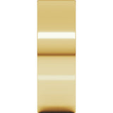 14K Yellow 7 mm Flat Comfort Fit Light Band