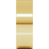 14K Yellow Gold 7 mm Lightweight Comfort-Fit Flat Band Size [cv
