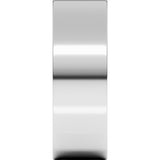 Sterling Silver 7 mm Lightweight Comfort-Fit Flat Band Size 10