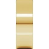 10K Yellow 7 mm Lightweight Comfort-Fit Flat Band