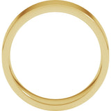 10K Yellow Gold 7 mm Lightweight Comfort-Fit Flat Band Size 11
