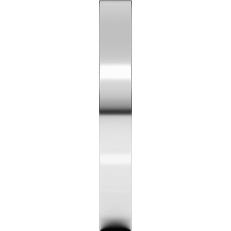 Platinum 3 mm Comfort-Fit Flat Band Size 5