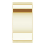14K Yellow Gold 10 mm Lightweight Comfort-Fit Flat Band Size 8