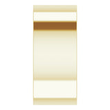 14K Yellow Gold 9 mm Lightweight Comfort-Fit Flat Band Size 8