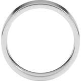 Sterling Silver 6 mm Lightweight Comfort-Fit Flat Band