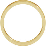 10K Yellow Gold 4 mm Lightweight Comfort-Fit Flat Band Size 7
