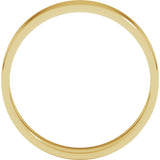 10K Yellow 4 mm Ultra-Lightweight Flat Band