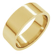 14K Yellow Gold 7 mm Lightweight Comfort-Fit Flat Band Size [cv