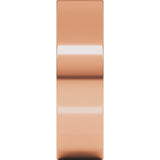 18K Rose 6 mm Lightweight Comfort-Fit Flat Band