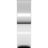 Platinum 6 mm Lightweight Comfort-Fit Flat Band Size 9