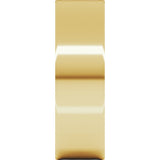 10K Yellow Gold 6 mm Ultra-Lightweight Flat Band Size 7.5