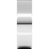 Sterling Silver 6 mm Flat Ultra-Light Band