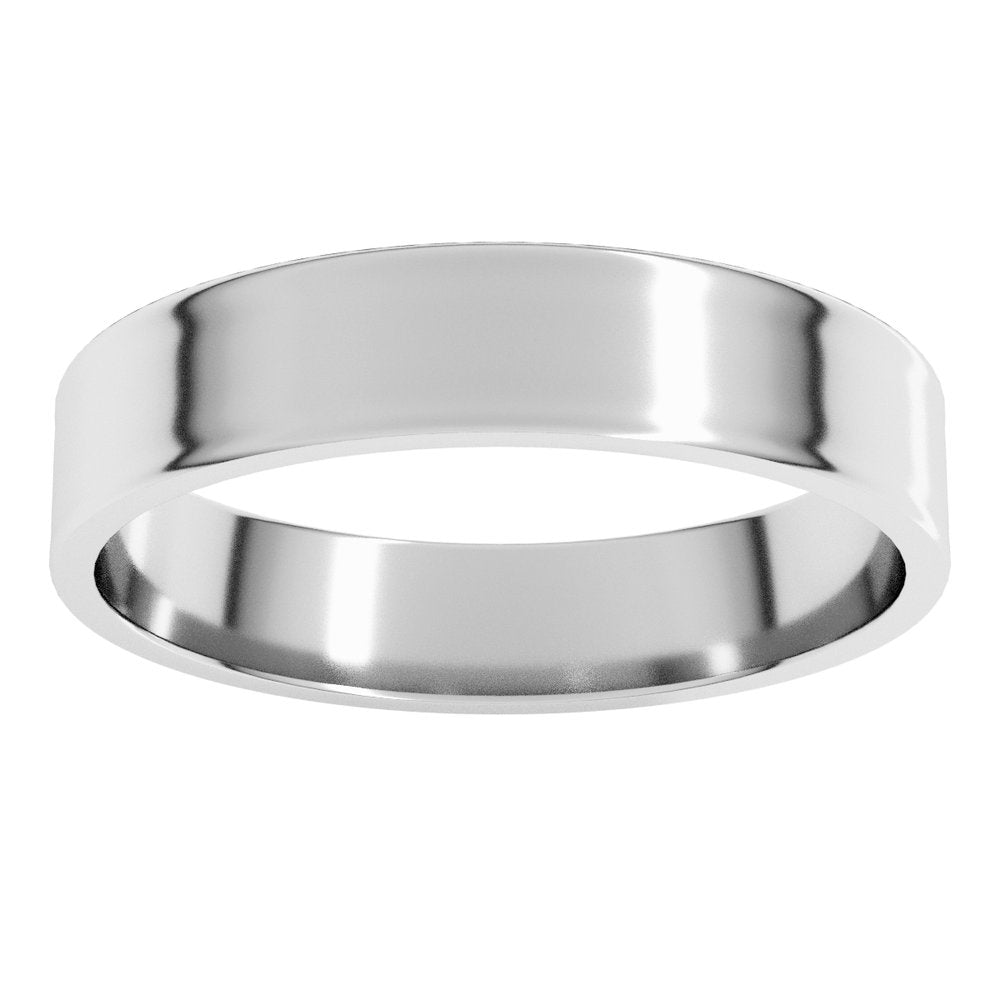 Platinum 4 mm Flat Ultra Light Band Size 11