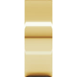 14K Yellow 7 mm Ultra-Lightweight Flat Band