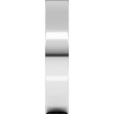 Sterling Silver 4 mm Ultra-Lightweight Flat Band Size 10