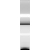 Platinum 4 mm Flat Ultra Light Band Size 11