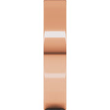 14K Rose 4 mm Ultra-Lightweight Flat Band