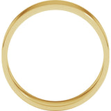 10K Yellow Gold 6 mm Ultra-Lightweight Flat Band Size 7.5