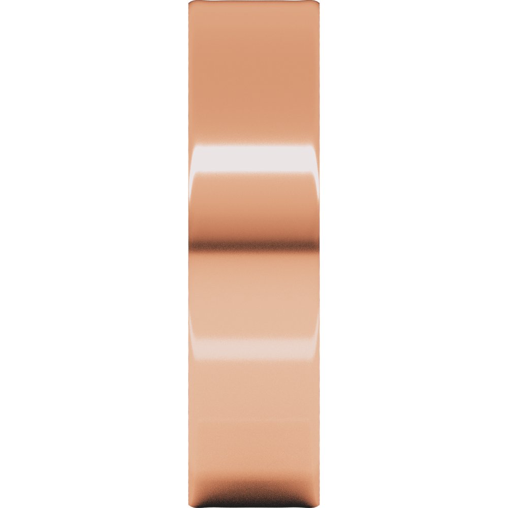 14K Rose 5 mm Flat Ultra-Light Band