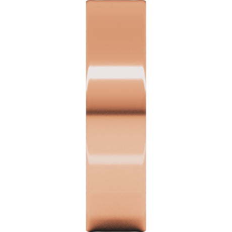 14K Rose 5 mm Flat Ultra-Light Band