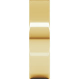10K Yellow Gold 5 mm Ultra-Lightweight Flat Band Size 6