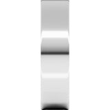 14K White 5 mm Flat Ultra-Light Band