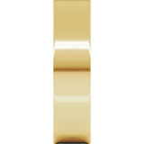 14K Yellow 5 mm Flat Ultra-Light Band