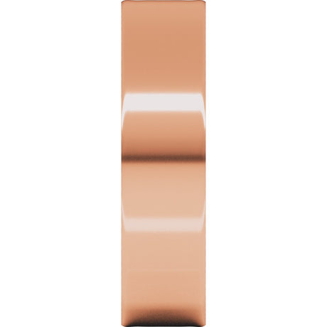 18K Rose Gold 5 mm Ultra-Lightweight Flat Band Size 5.5