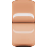 14K Rose Gold 10 mm Half Round Band Size 8