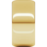 10K Yellow Gold 10 mm Half Round Band Size 7