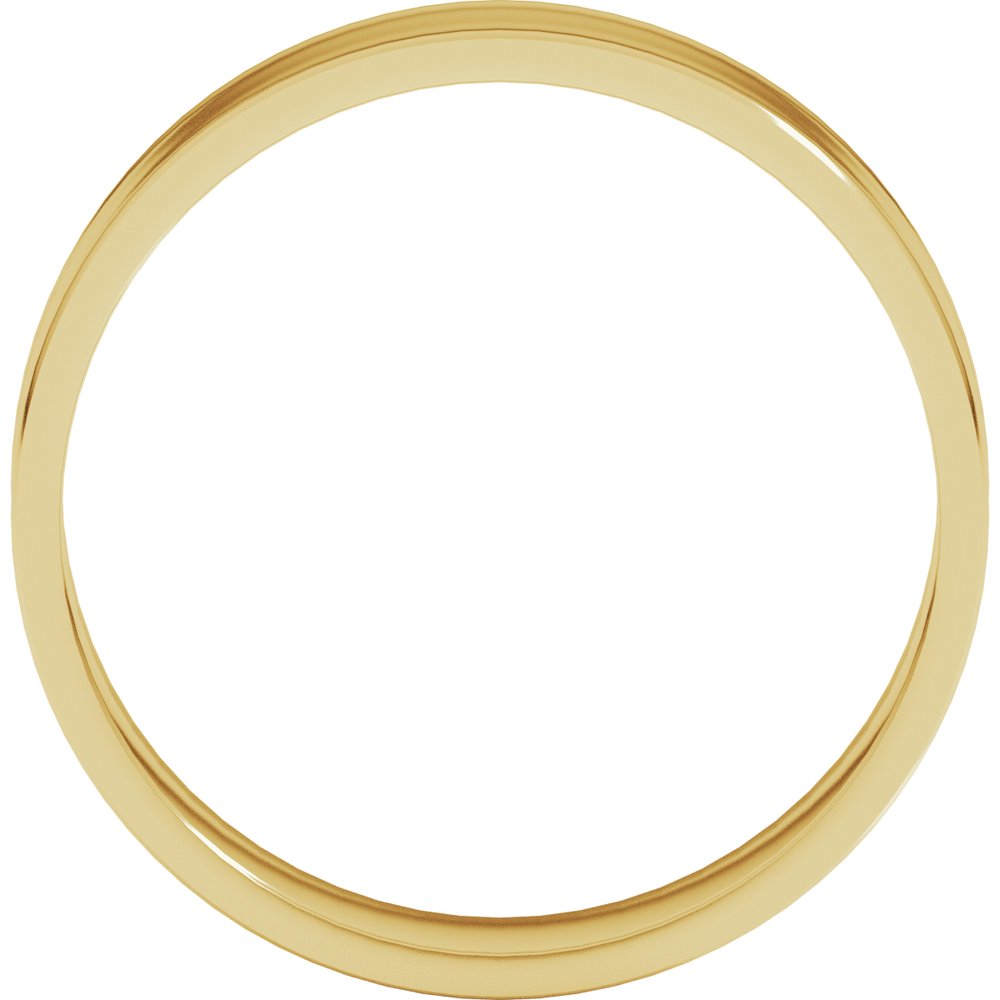 14K Yellow 5 mm Flat Ultra-Light Band