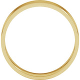 14K Yellow Gold 5 mm Ultra-Lightweight Flat Band Size 5