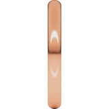 10K Rose Gold 2.5 mm Half Round Band Size 8.5