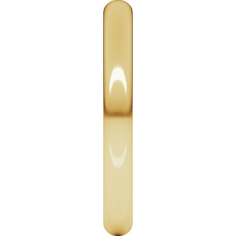 18K Yellow 2.5 mm Half Round Band