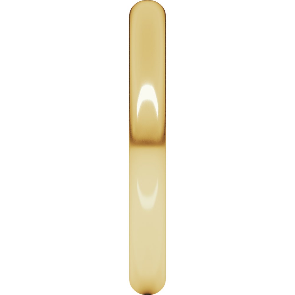 14K Yellow 2.5 mm Half Round Band