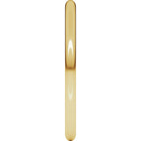 18K Yellow 1.5 mm Lightweight Half Round Band Size 3