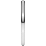10K White Gold 1.5 mm Lightweight Half Round Band Size 6