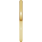 10K Yellow Gold 1.5 mm Lightweight Half Round Band Size 3