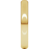 14K Yellow 3 mm Half Round Band