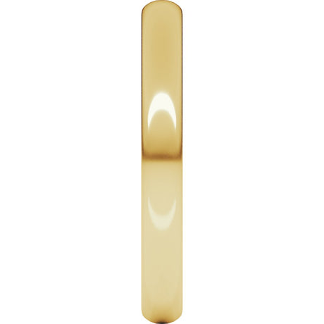 14K Yellow 2.5 mm Lightweight Half Round Band