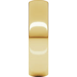 10K Yellow Gold 5 mm Lightweight Half Round Band