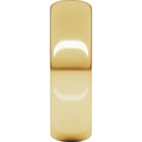 18K Yellow 6 mm Half Round Band