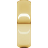 14K Yellow 6 mm Half Round Band