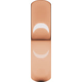 14K Rose 5 mm Half Round Band