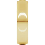 14K Yellow Gold 5 mm Half Round Band Size 5