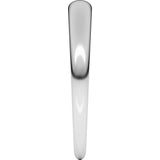 14K White Gold 3 mm Tapered Half Round Band Size 4